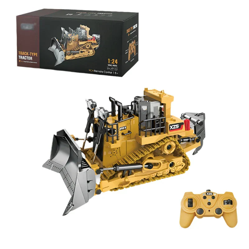 RC Buldozer Toy Truck for Kids-0