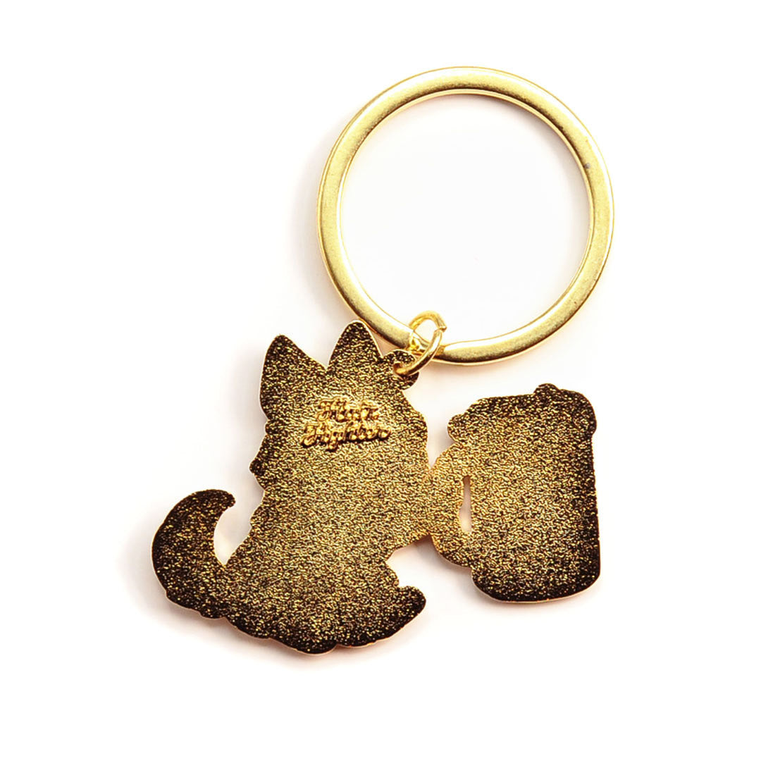 Friends Furever Husky Enamel Keychain-4
