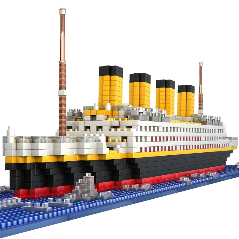 Titanic Ship Toy with LED Light-0