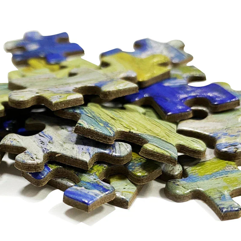 1000 Pieces Jigsaw Puzzle for Van Gogh Starry Night-3