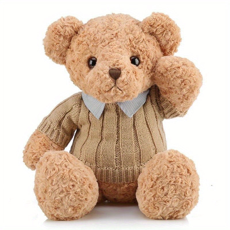 Teddy Bear Plush Doll with Birthday Hat-0