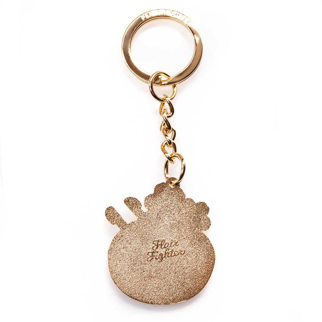Kitty Dango Enamel Keychain-2