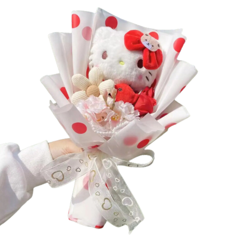 Plush Bouquet Hello kitty Toy Gift-0