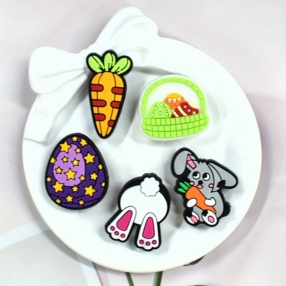 Easter Bunny Shoe Charms Set (23pcs)-3