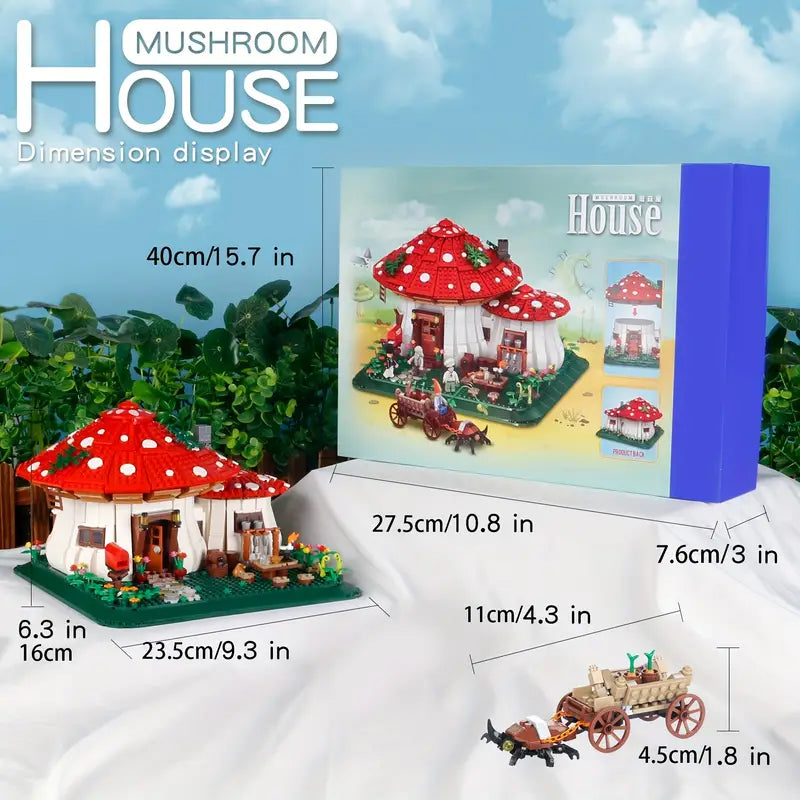Mushroom House Building Blocks-4