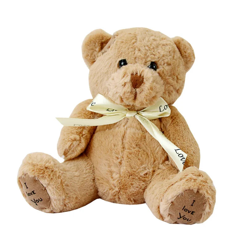 Cute Bear Doll Plush Stuffed Toy for Kids (18cm)-0