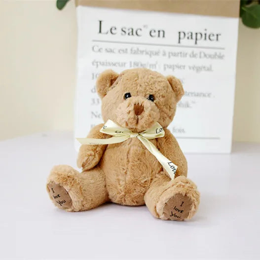 Cute Bear Doll Plush Stuffed Toy for Kids (18cm)-1