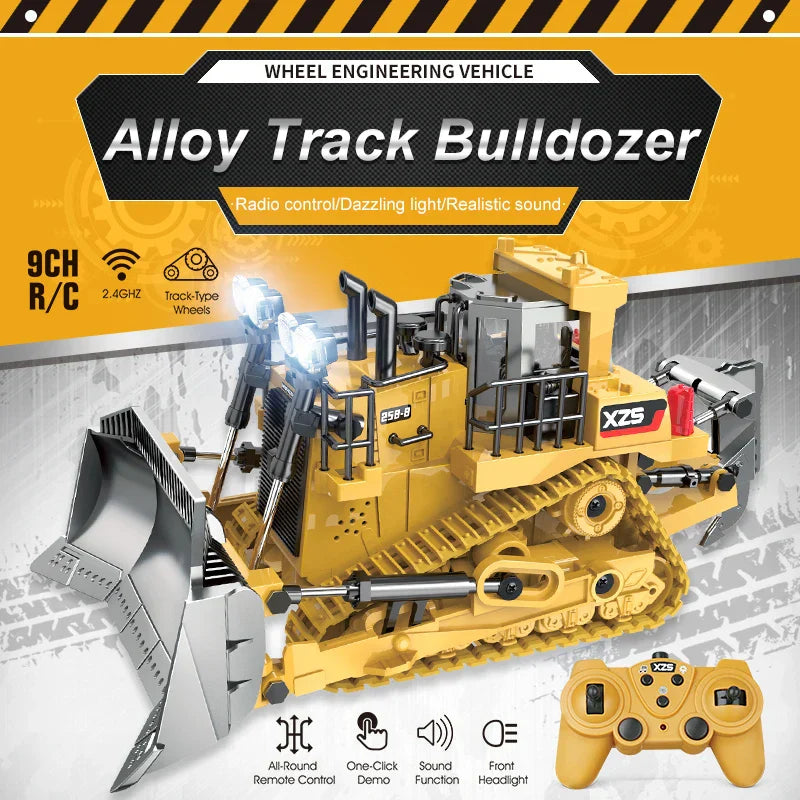 RC Buldozer Toy Truck for Kids-1