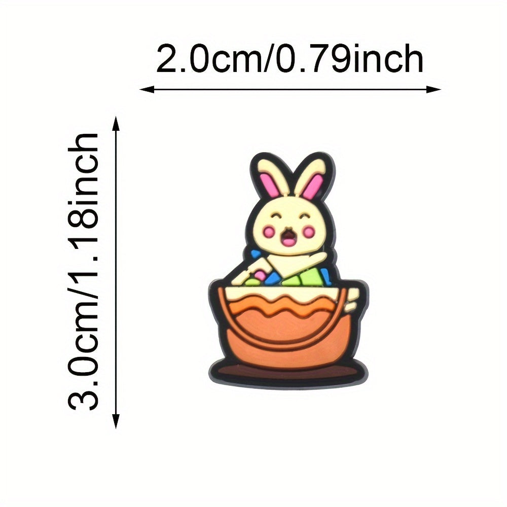 Easter Bunny Shoe Charms Set (23pcs)-1