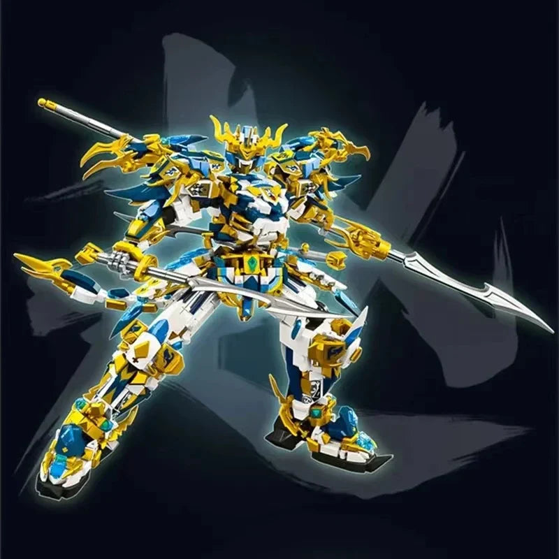 Mechanical Armor Super Warrior Dragon (2168PCS)-4