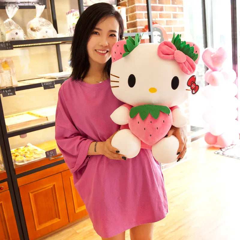 Kawaii Hello Kitty Plush Pillow Doll-2