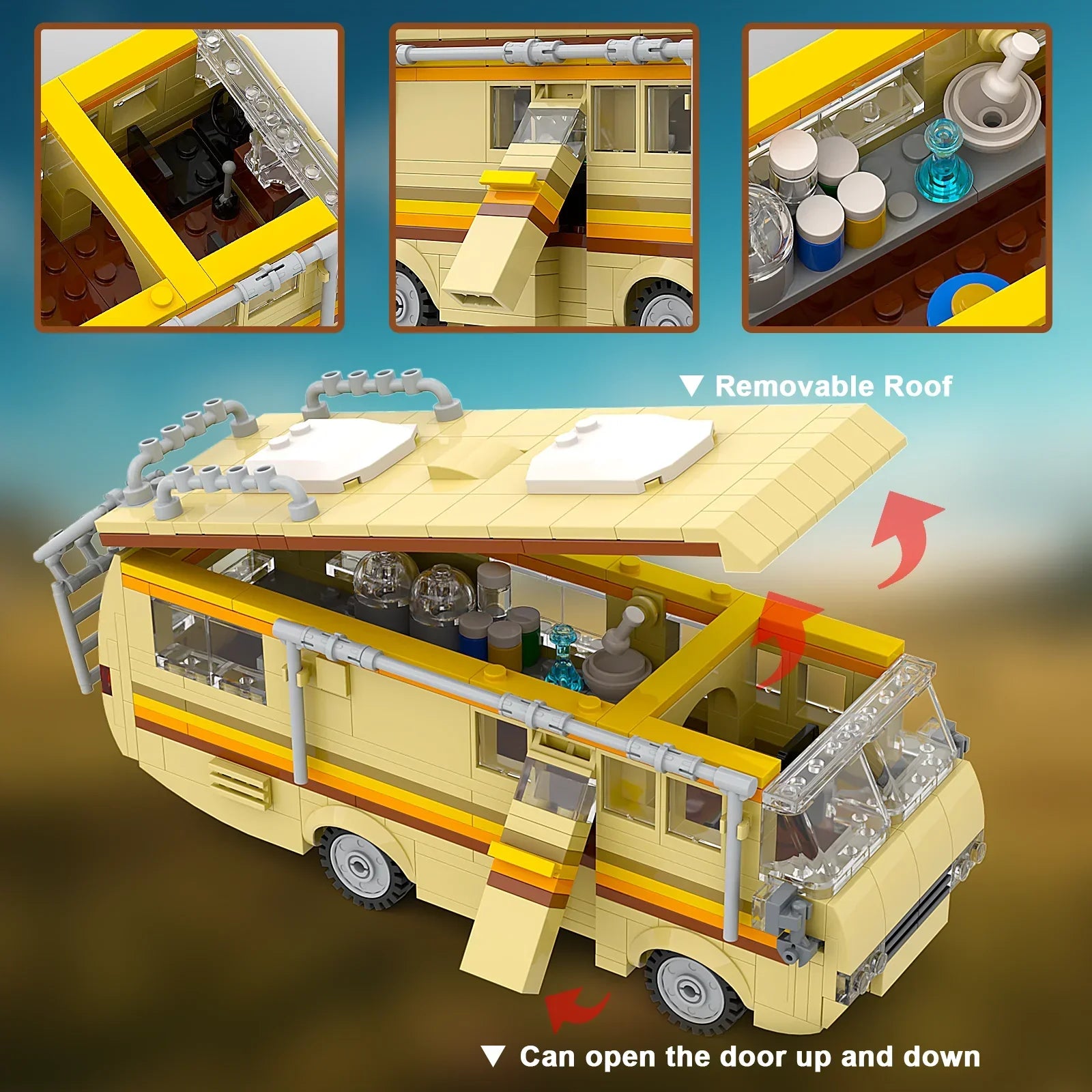 Break Bad RV Camper Building Blocks Toy Set (360PCS)-3
