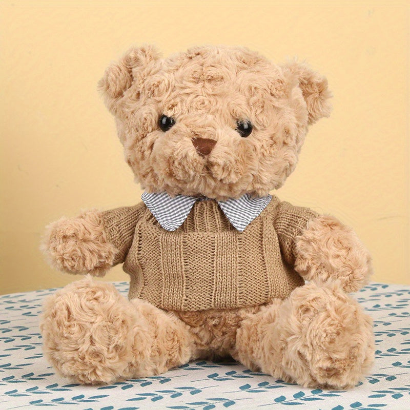 Teddy Bear Plush Doll with Birthday Hat-4