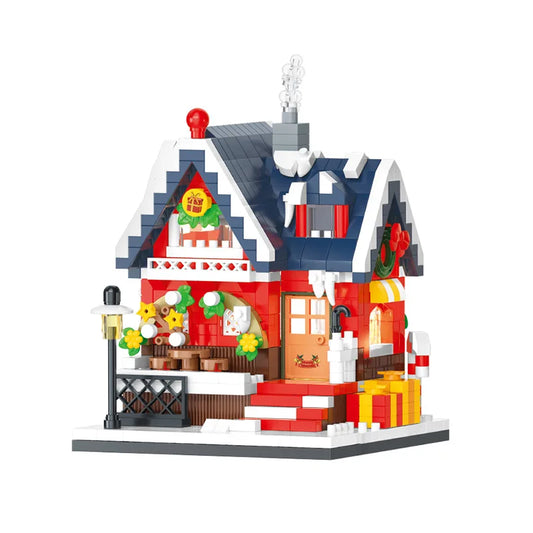 Christmas Candy House Building Blocks Educational Toys-0