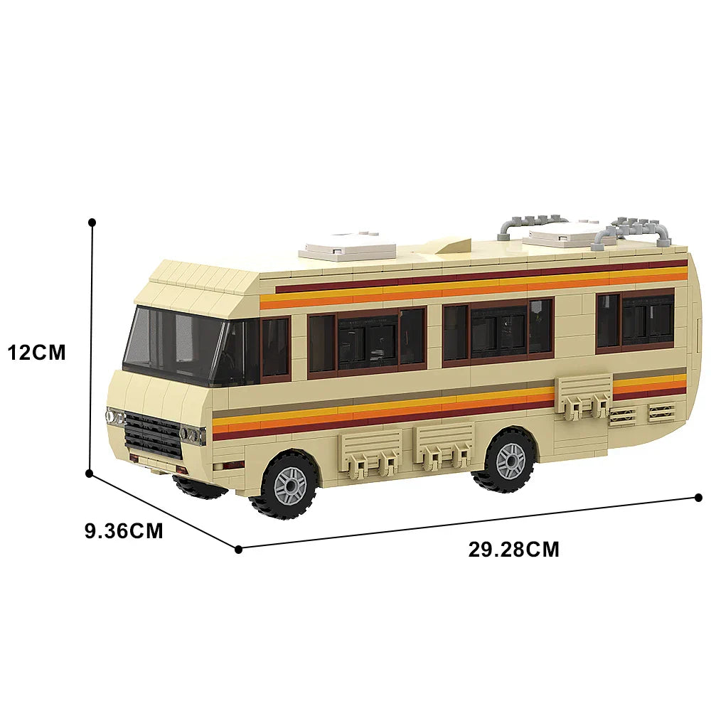 Breaking Bad RV Model Building Kit  (734 PCS)-3