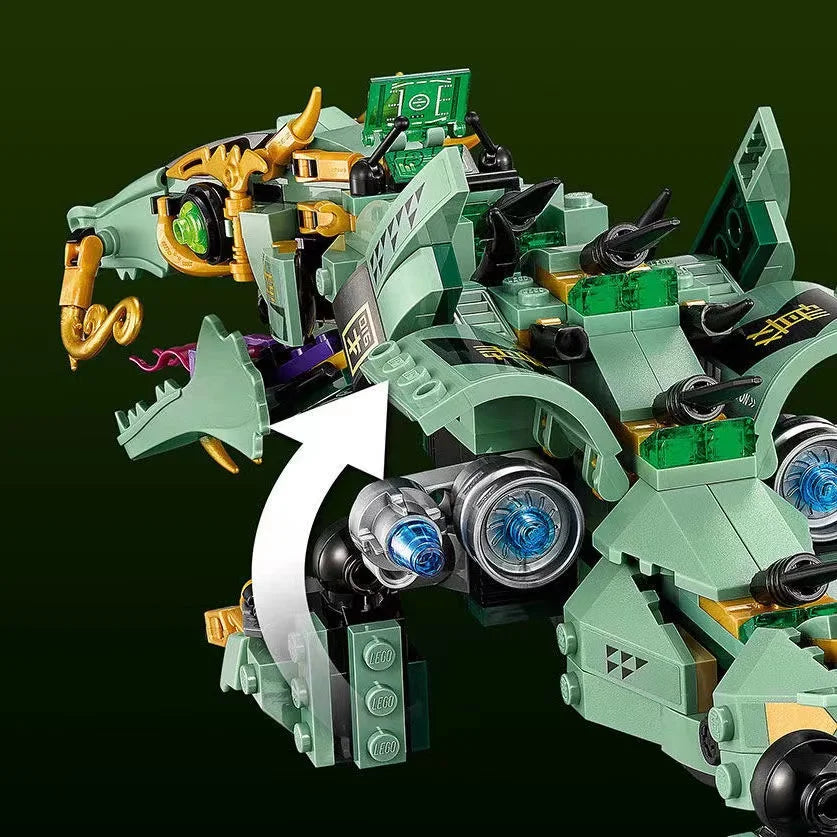 Ninja Mecha Dragon Building Blocks for Kids-2