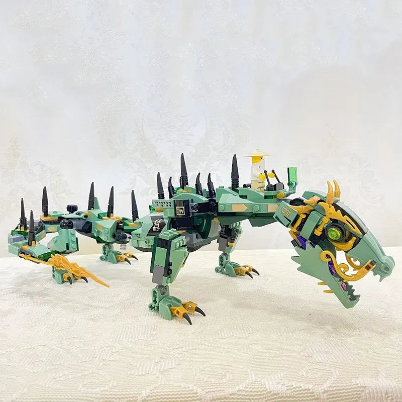 Ninja Mecha Dragon Building Blocks for Kids-3