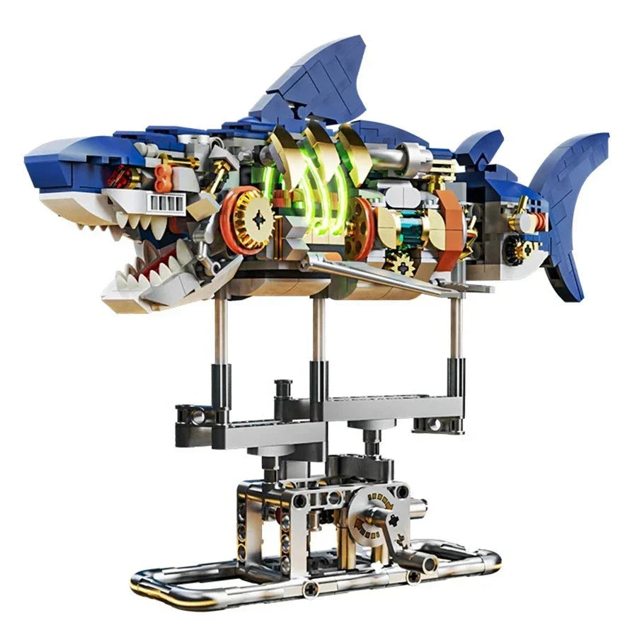 Shark Animal Building Set for Kids-0