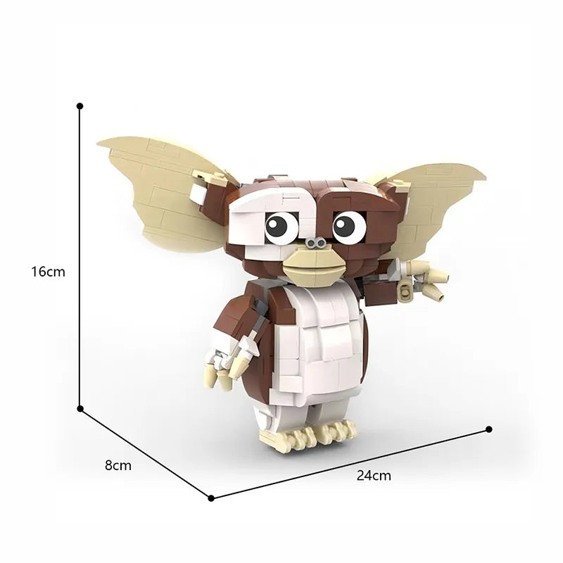 414Pcs Movie Elf Cartoon Gremlined Building Block Kit-2