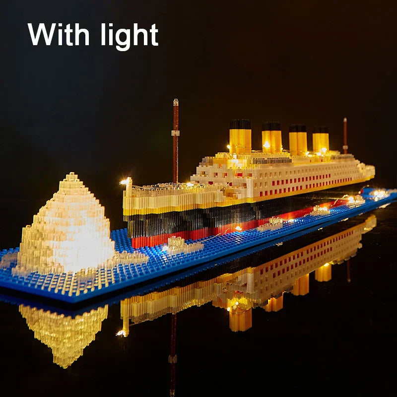 Titanic Ship Toy with LED Light-2