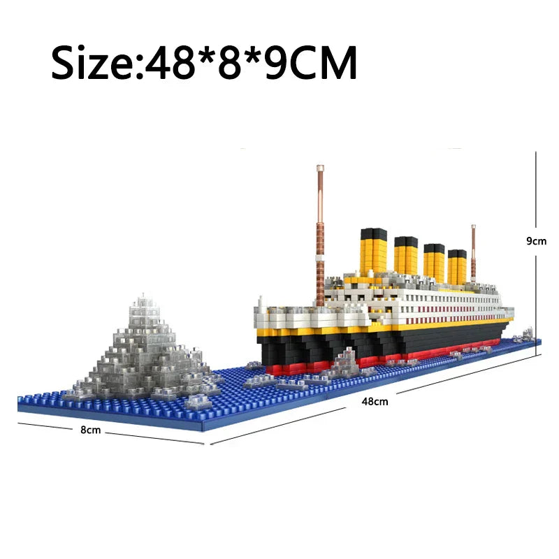 Titanic Ship Toy with LED Light-4
