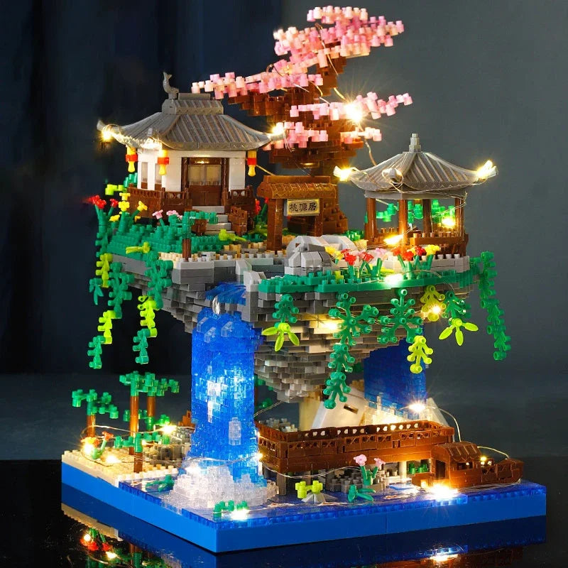 Ancient Architecture Peach Blossom Pond Castle-1