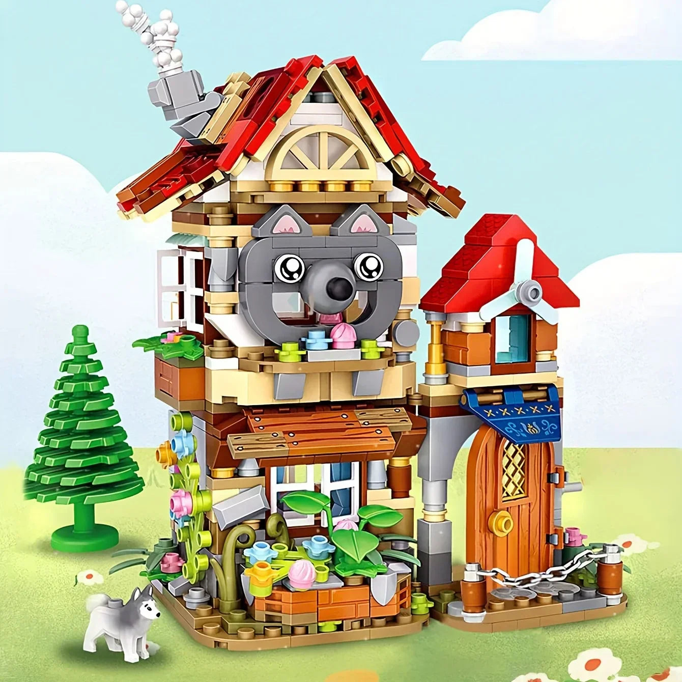 Mini Forest Cabin Street View-4