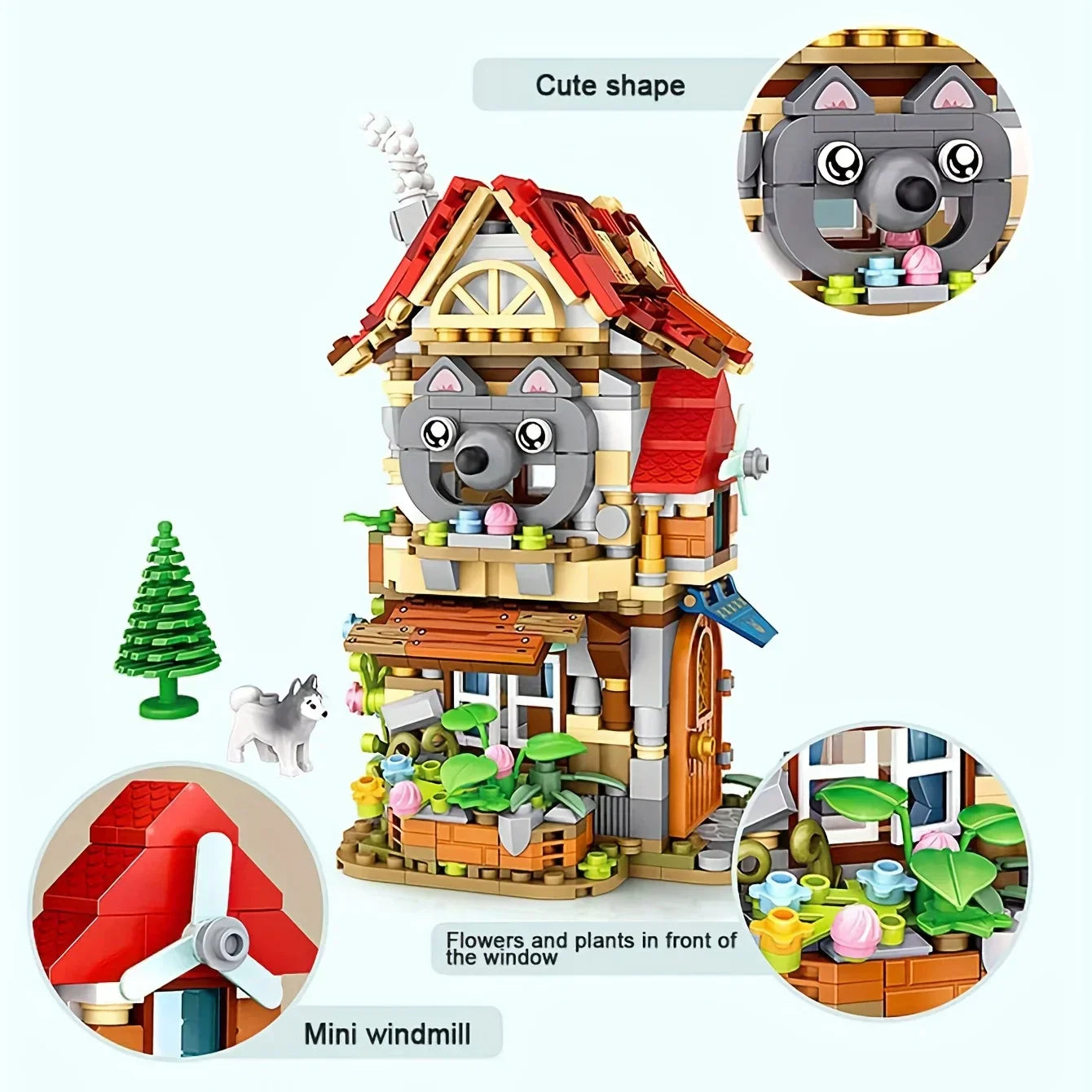 Mini Forest Cabin Street View-3