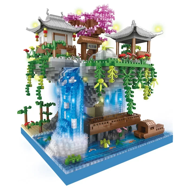 Ancient Architecture Peach Blossom Pond Castle-0