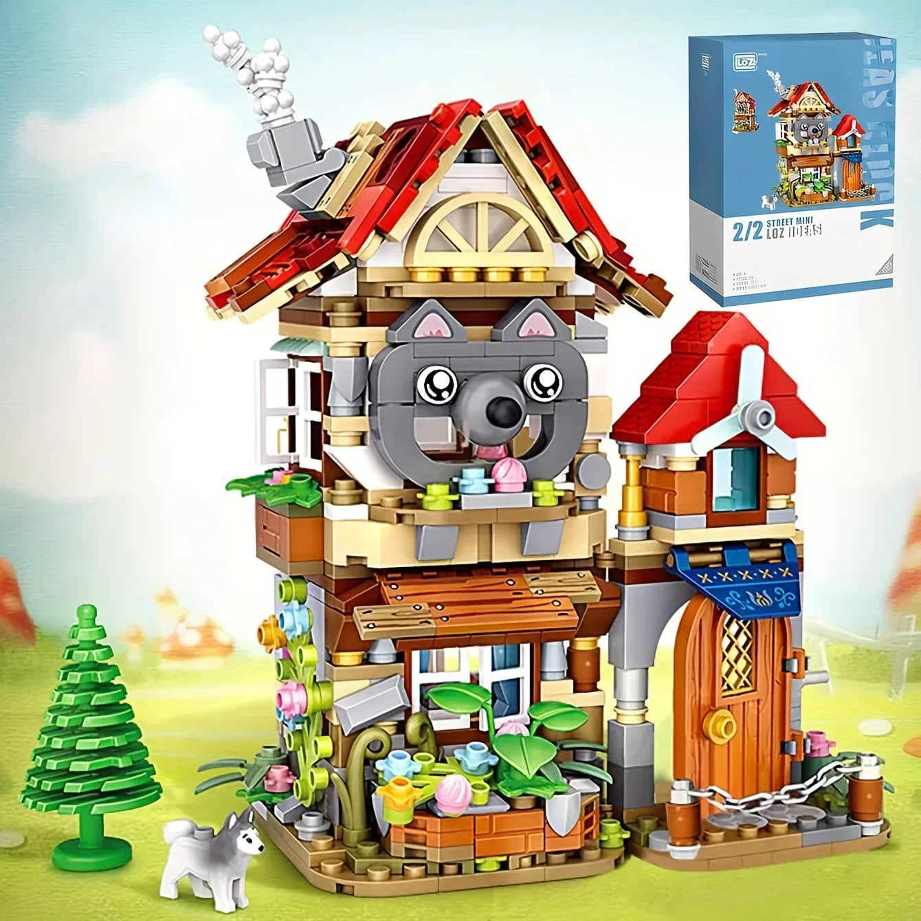 Mini Forest Cabin Street View-1