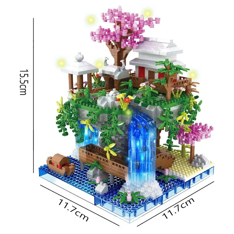 Ancient Architecture Peach Blossom Pond Castle-4