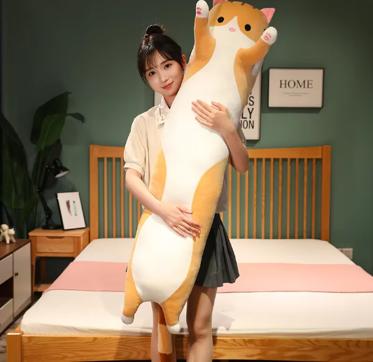 Cute Cat Plush Toy Sleeping Animal Doll-3