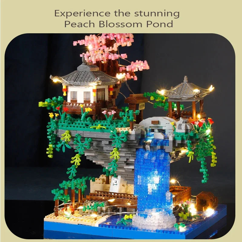 Ancient Architecture Peach Blossom Pond Castle-2