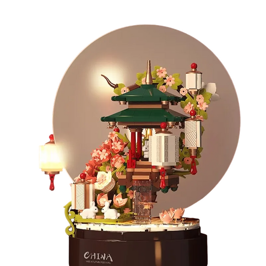 Flower Music Box Mini Building Blocks-0