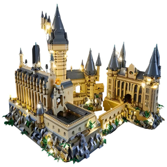 Micro Bricks City Medieval Magic School Castle Set-0