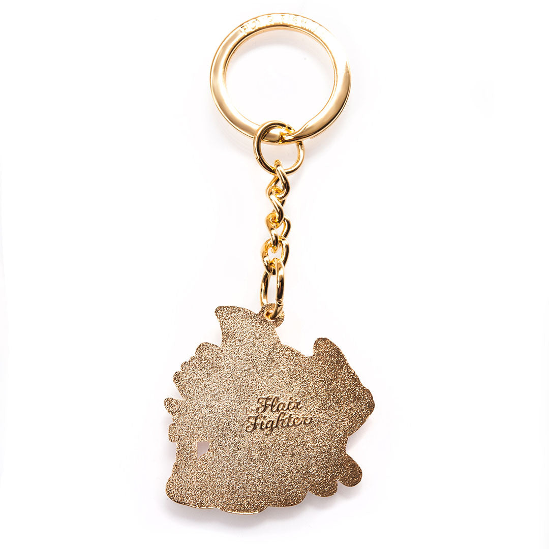Ninja Cat Enamel Keychain-2