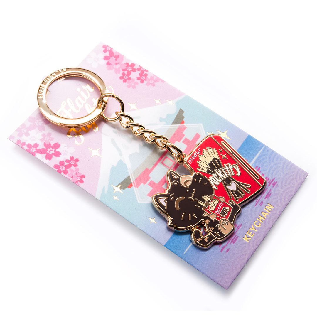 Pockitty Cat Enamel Keychain-1