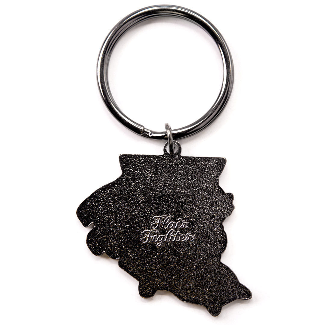 Nocturnal (Nebelung Cat) Keychain-3