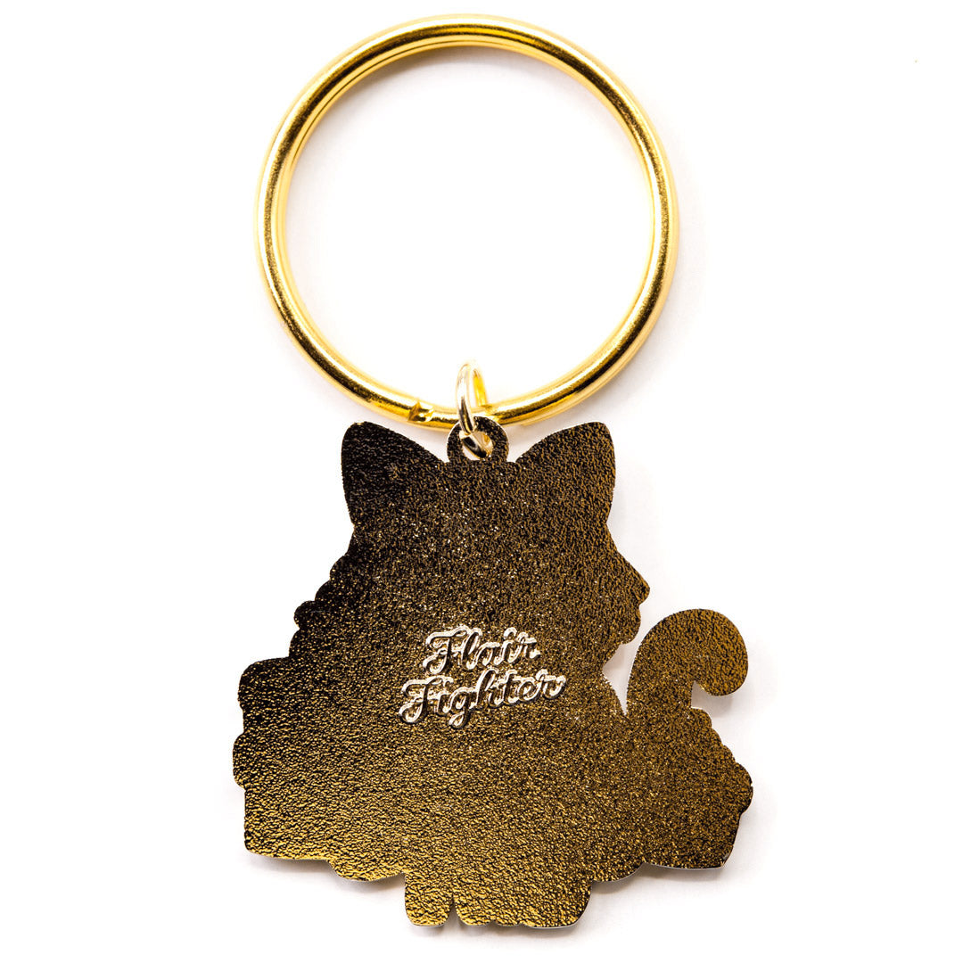 EAT (Calico Cat) Keychain-3