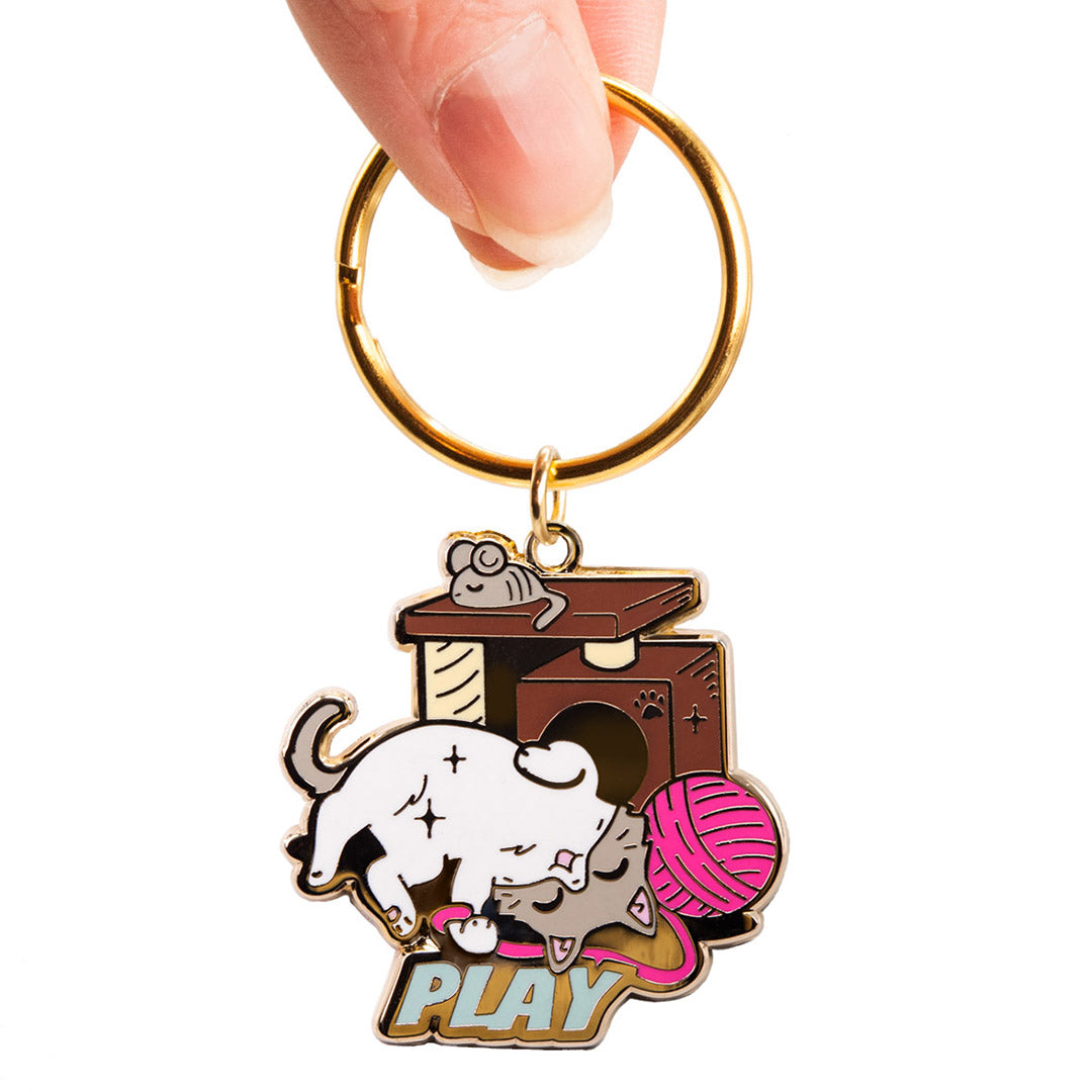 PLAY (Ragdoll Cat) Keychain-2