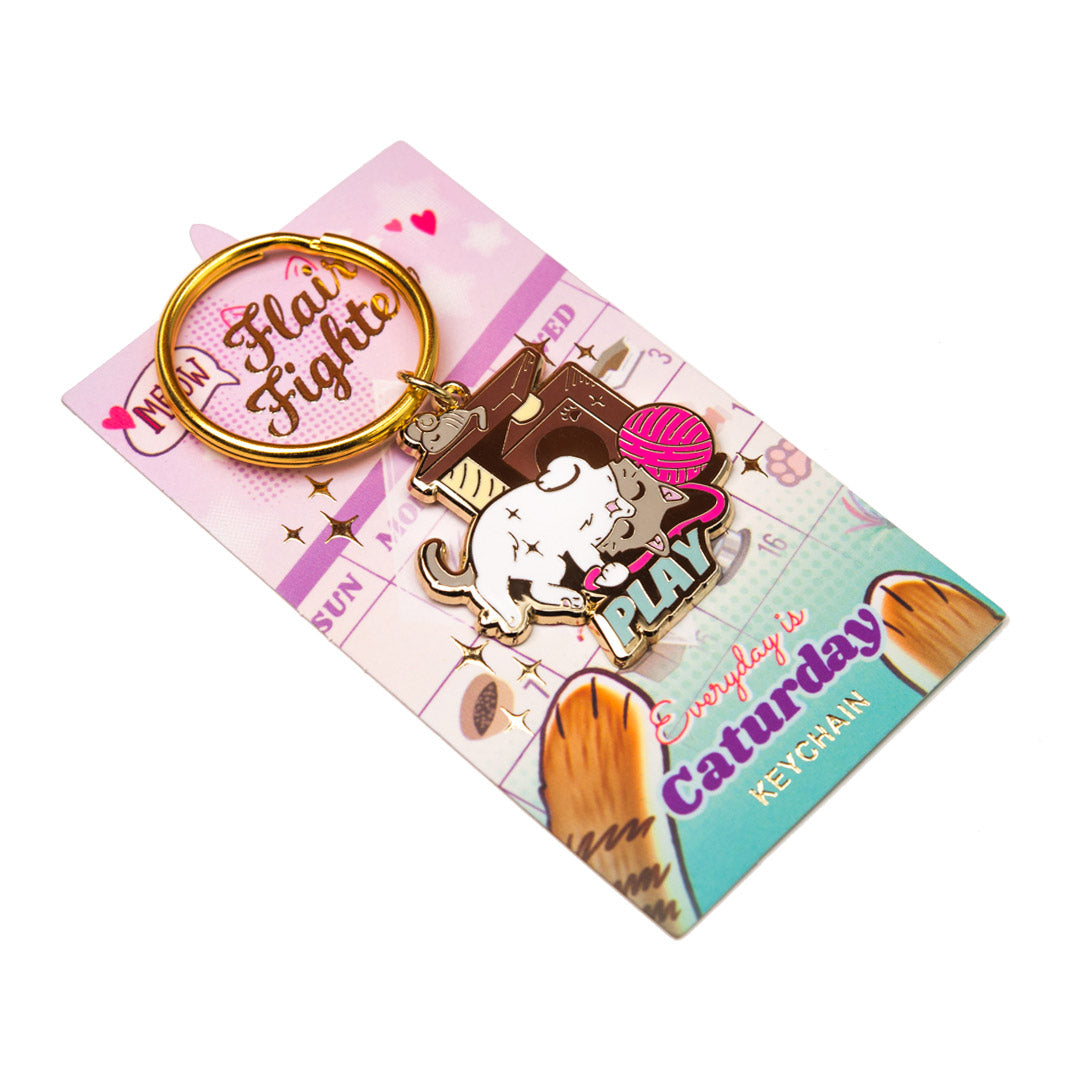 PLAY (Ragdoll Cat) Keychain-4