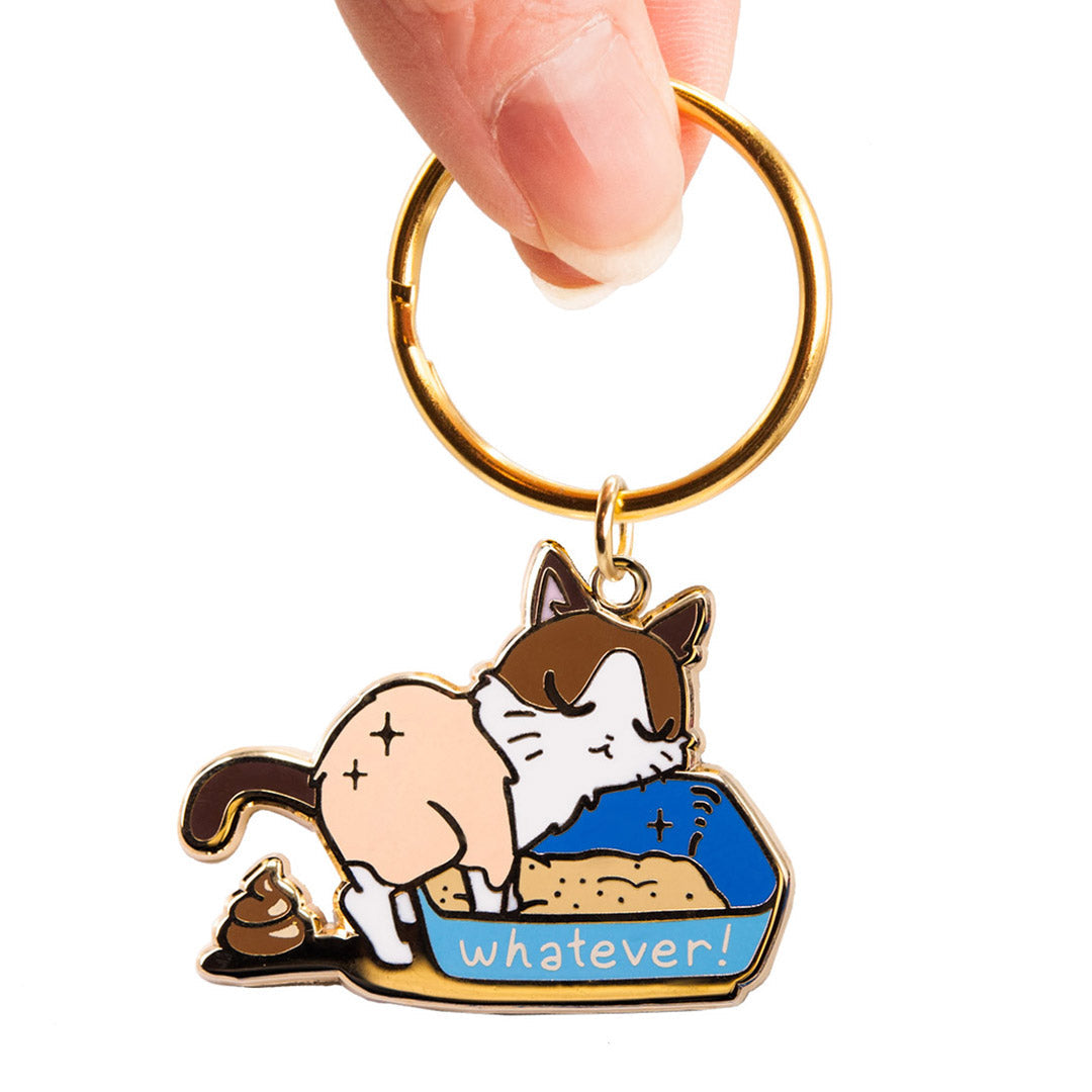 Whatever (Snowshoe Cat) Keychain-2