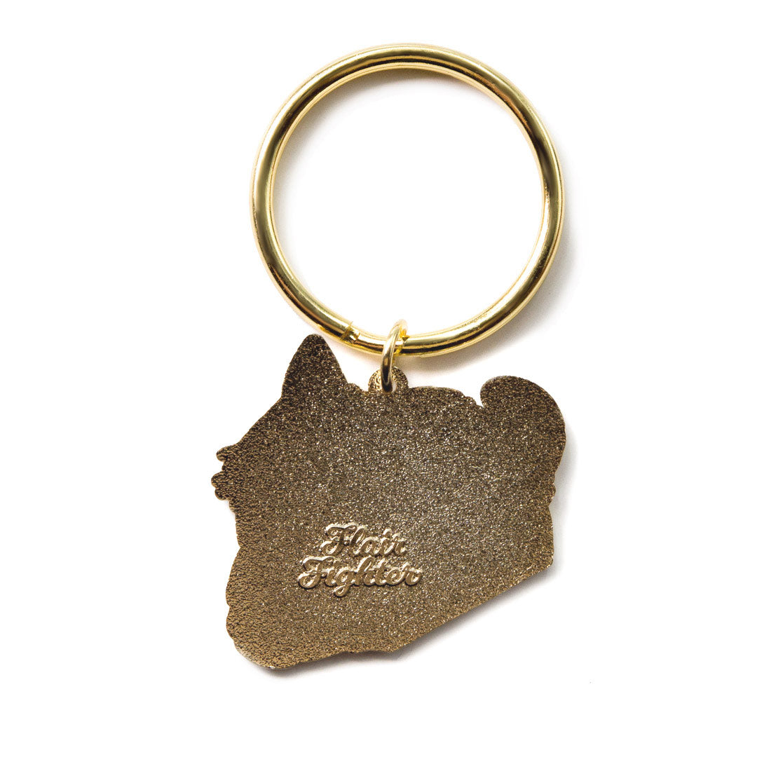 Taco Cat Enamel Keychain-4