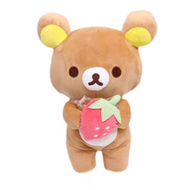 Valentines Strawberry Plush Teddy Bear Stuffed Toy-0
