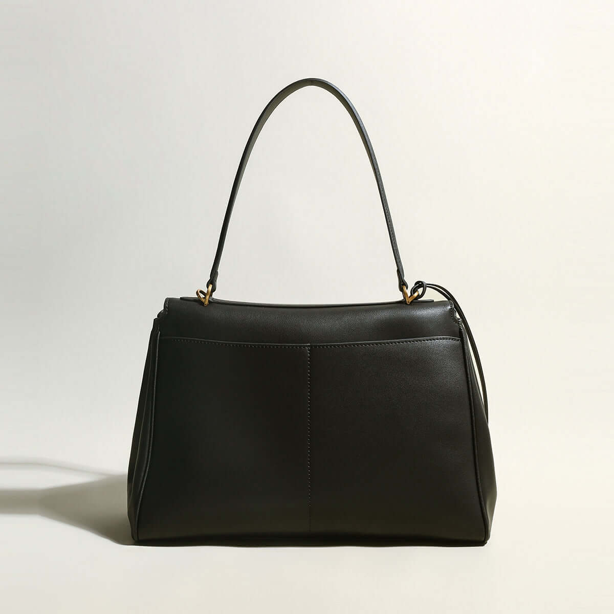 Utilitarian Black Satchel-3